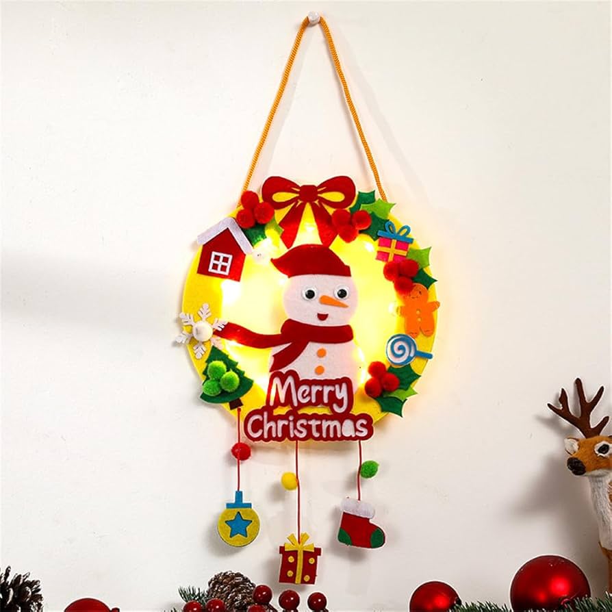 ハンドメイド❣️クリスマスアレンジ❣️サンタ、雪だるま、ツリー、リース❁⃘*.゜ 3点セット】クリスマス ツリー オーナメント サンタ 飾り